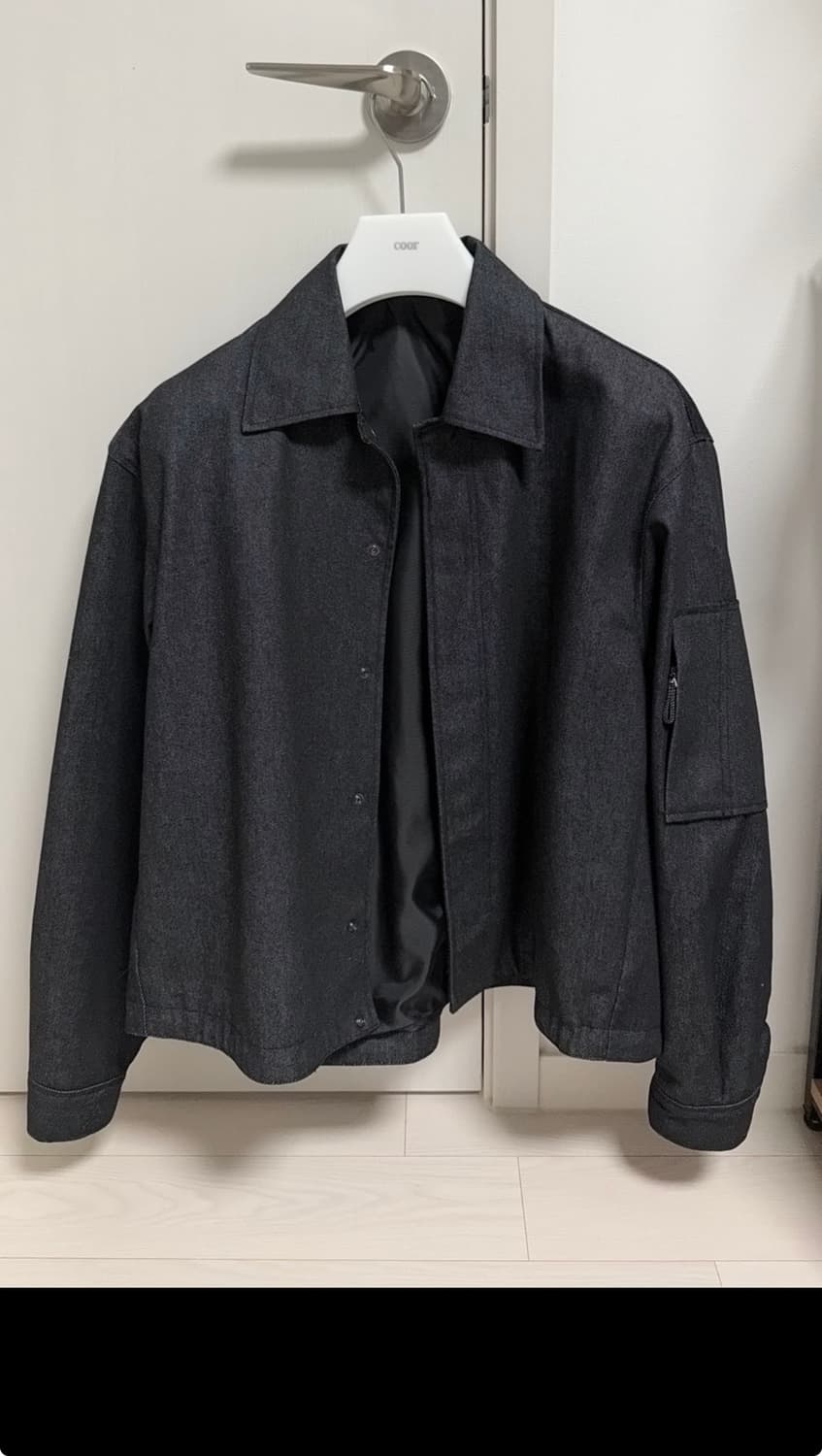 COOR 언체인징 크롭 스트링 블루종/MA-1 자켓 상품이미지1