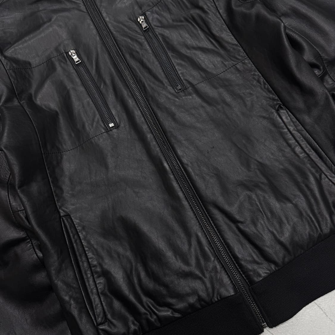 캘빈클라인 바이커 레더 가죽자켓 상품이미지4