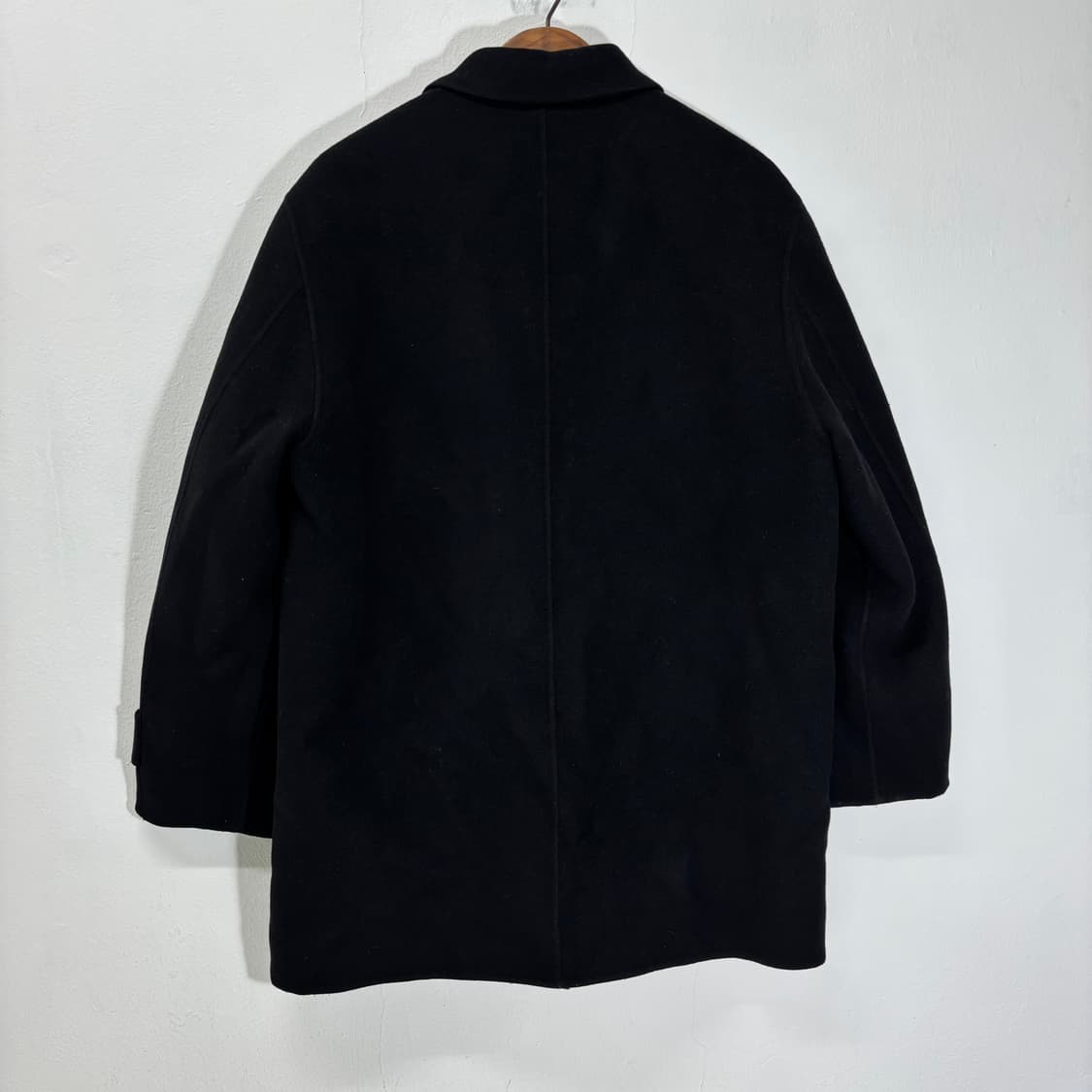 95-100 입생로랑 YSL 블랙 발마칸코트 상품이미지3