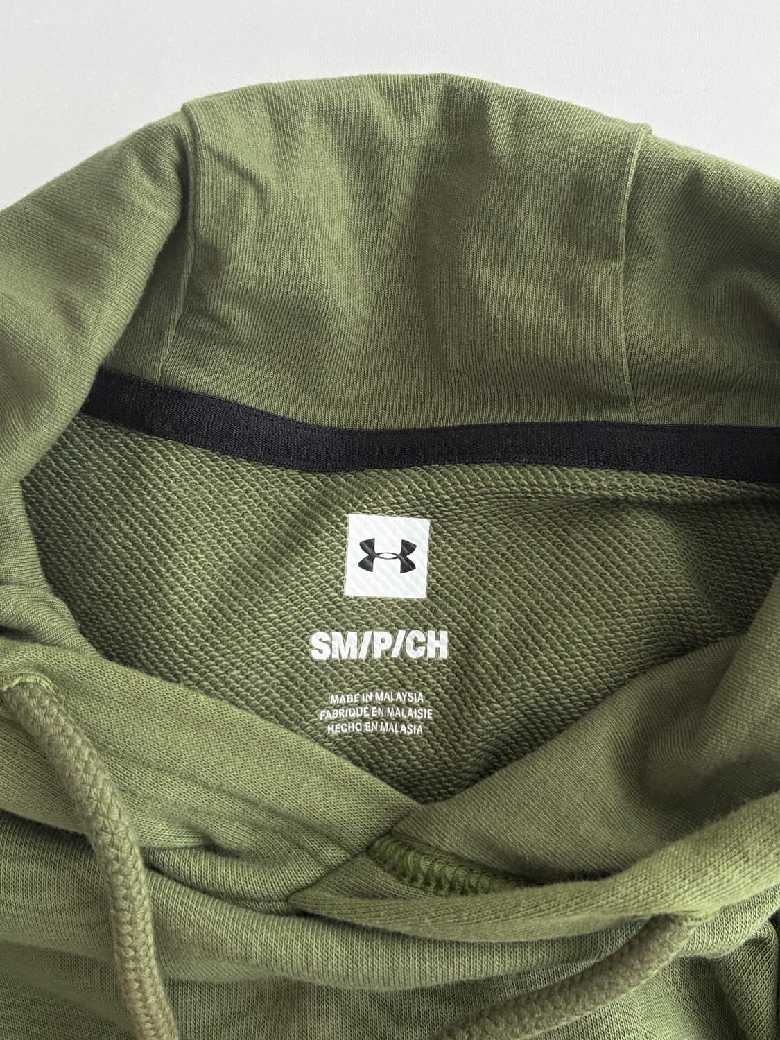 S) 언더아머 반팔 후드 티셔츠 카키 상품이미지5