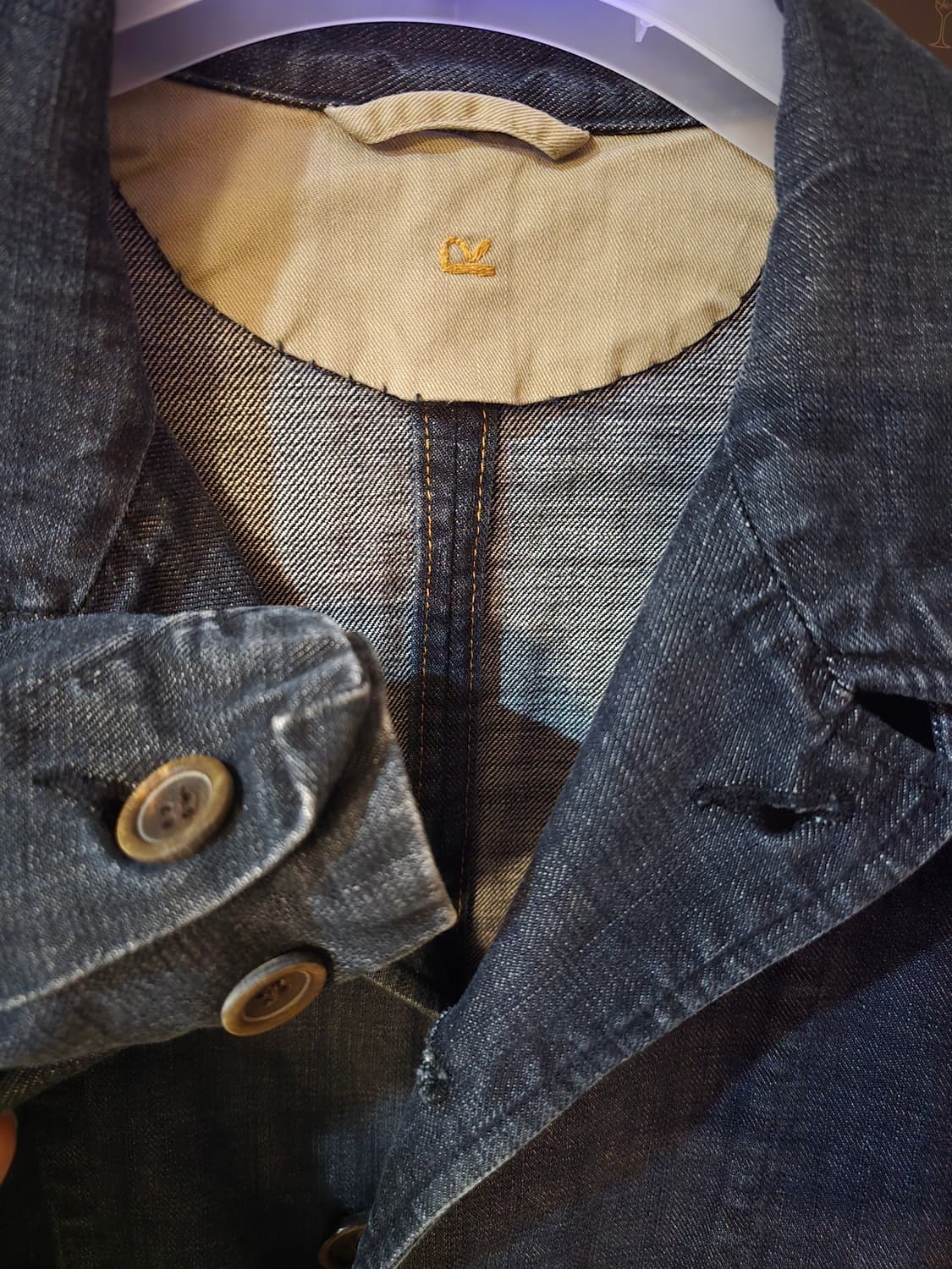 45R 데님 코트 5사이즈 입니다 상품이미지2