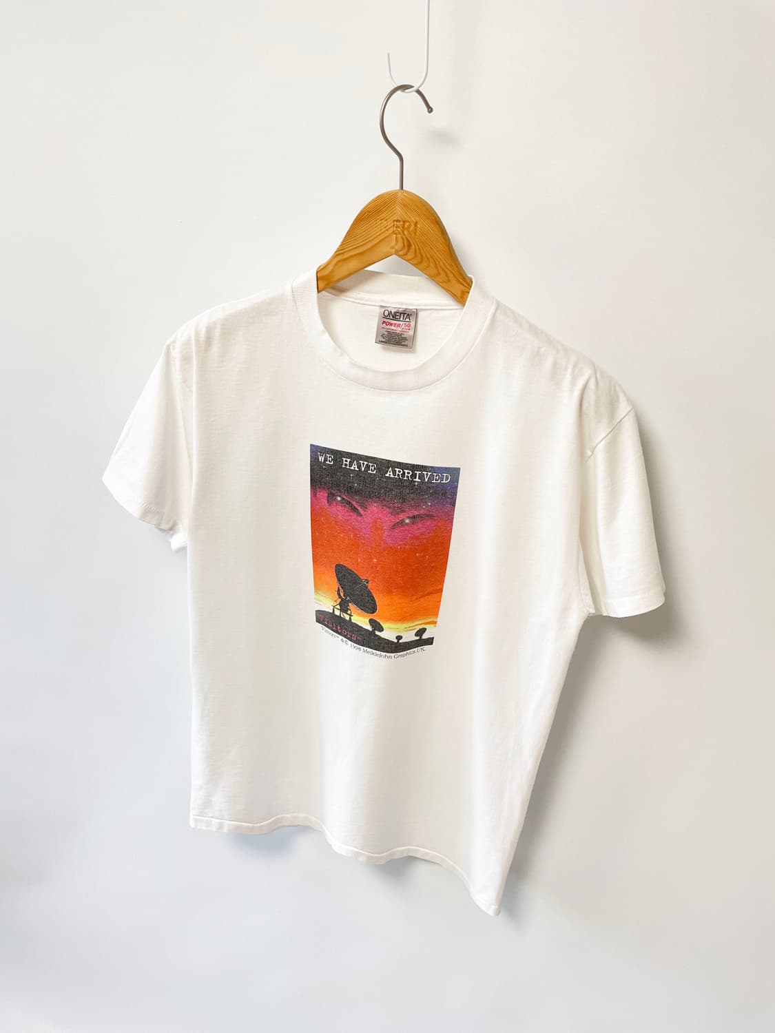 오네이타 Oneita 90s 영화 콘택트 빈티지 티셔츠 상품이미지2
