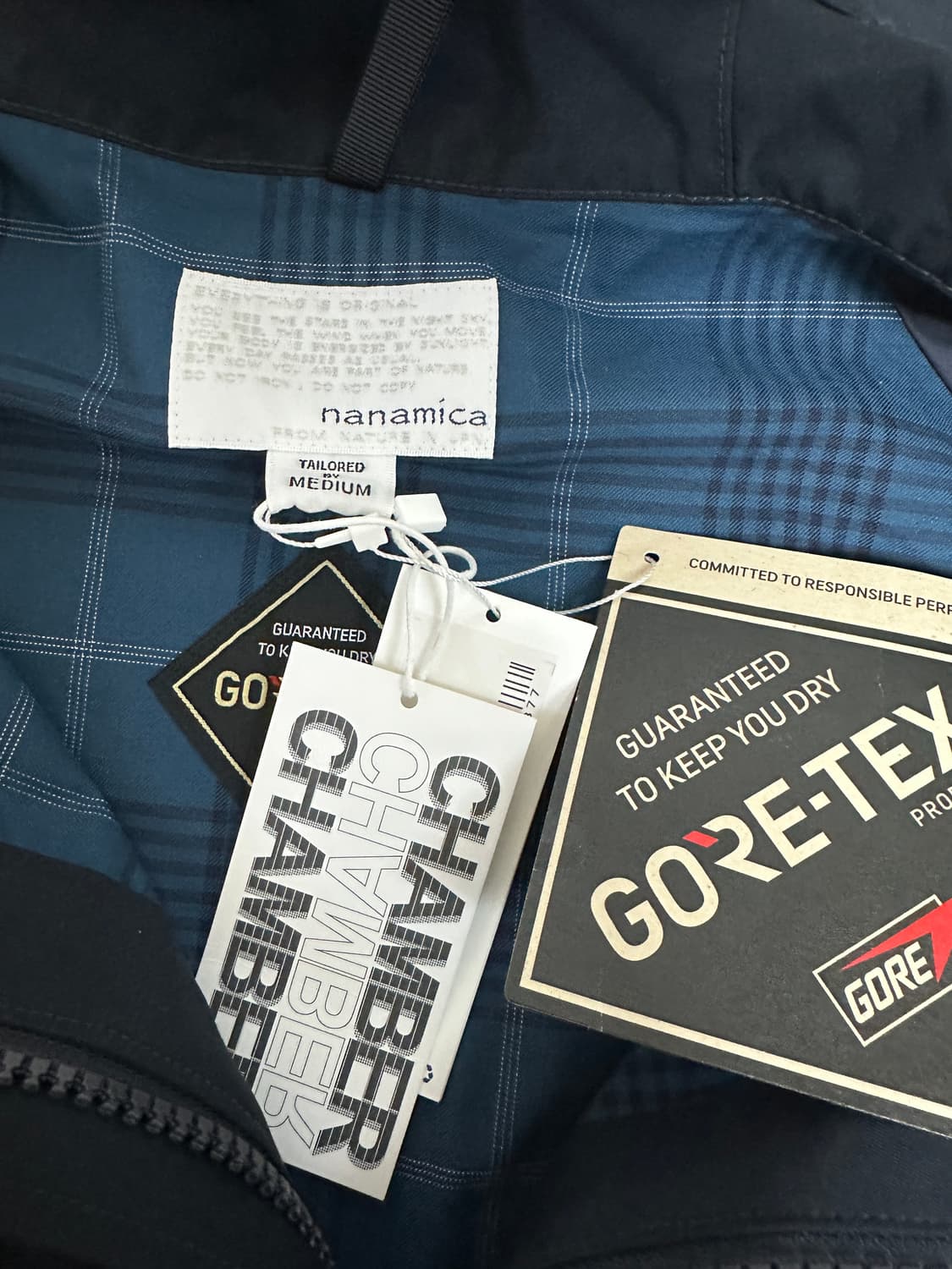 [m] 나나미카 2l 고어텍스 크루저 자켓 네이비 상품이미지2