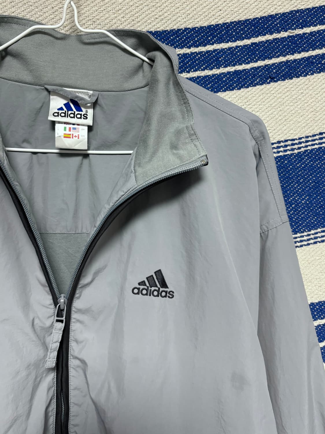 아디다스 나일론 하프 집업 아노락 상품이미지4