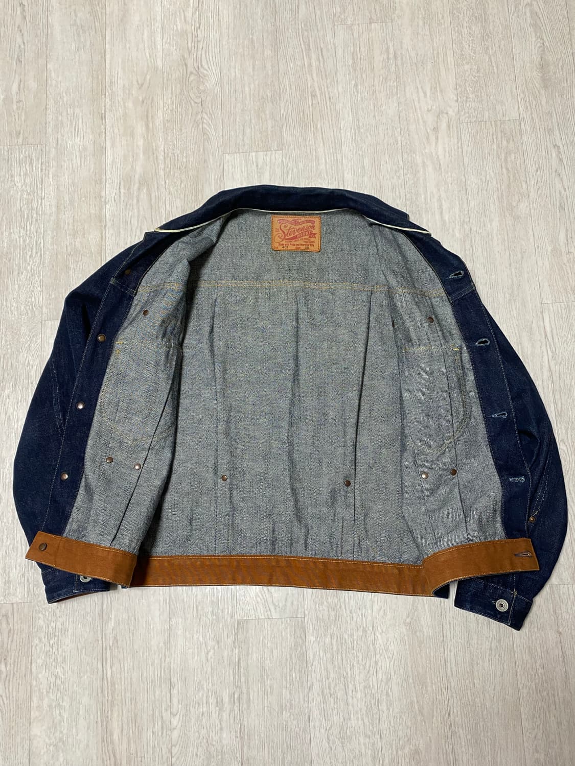 스티븐슨 오버롤 Stevenson Overall Co 401 데님 자켓 상품이미지5