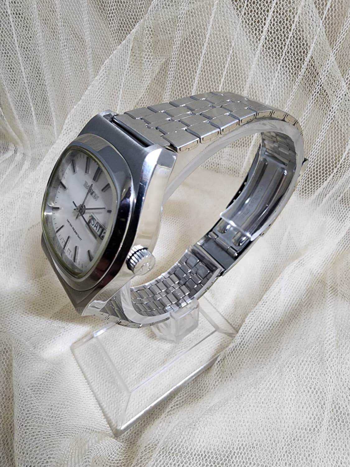 빈티지 BARON 바론 테레비 기계식 수동 시계 메탈 상품이미지3