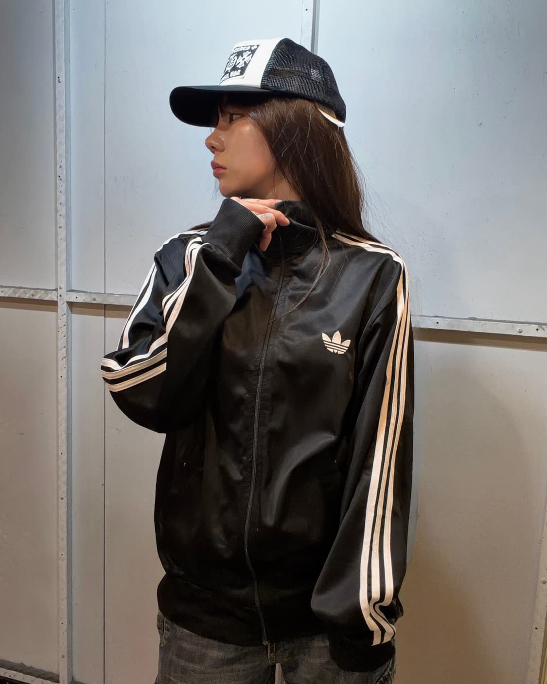 90s ADIDAS old firebird jersey track top 상품이미지1