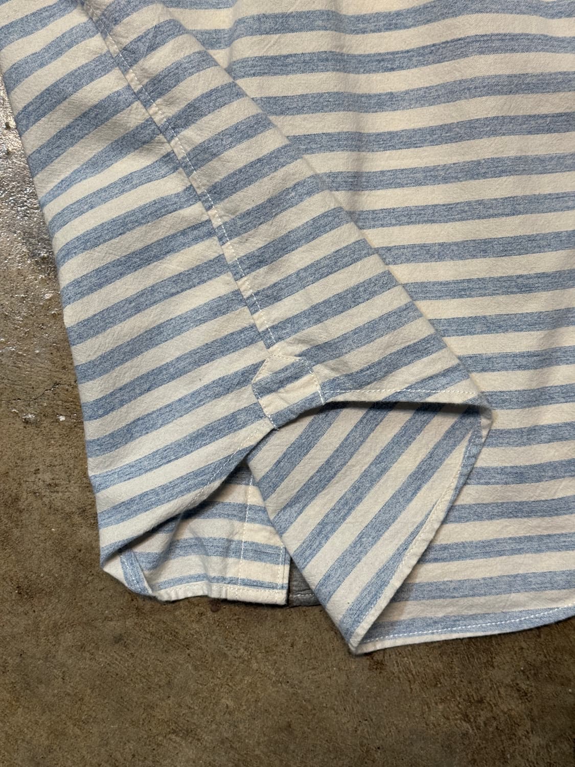 44-55 ) NANO UNIVERSE Stripe Shirt  상품이미지9