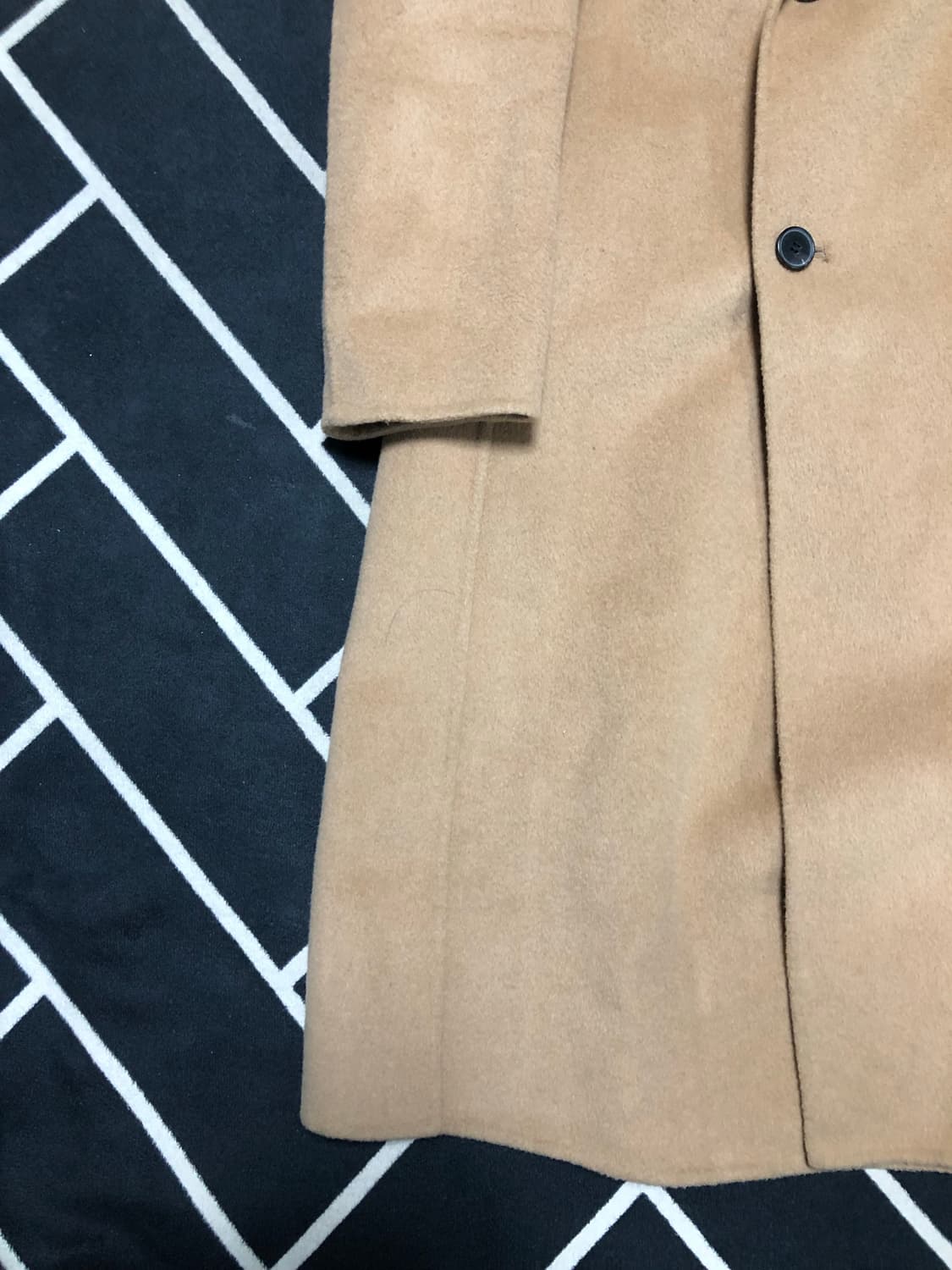 색감이쁜 더블 핸드메이드 코트 / 옴므 몽클레어 니트코트 우영미 타임 상품이미지4