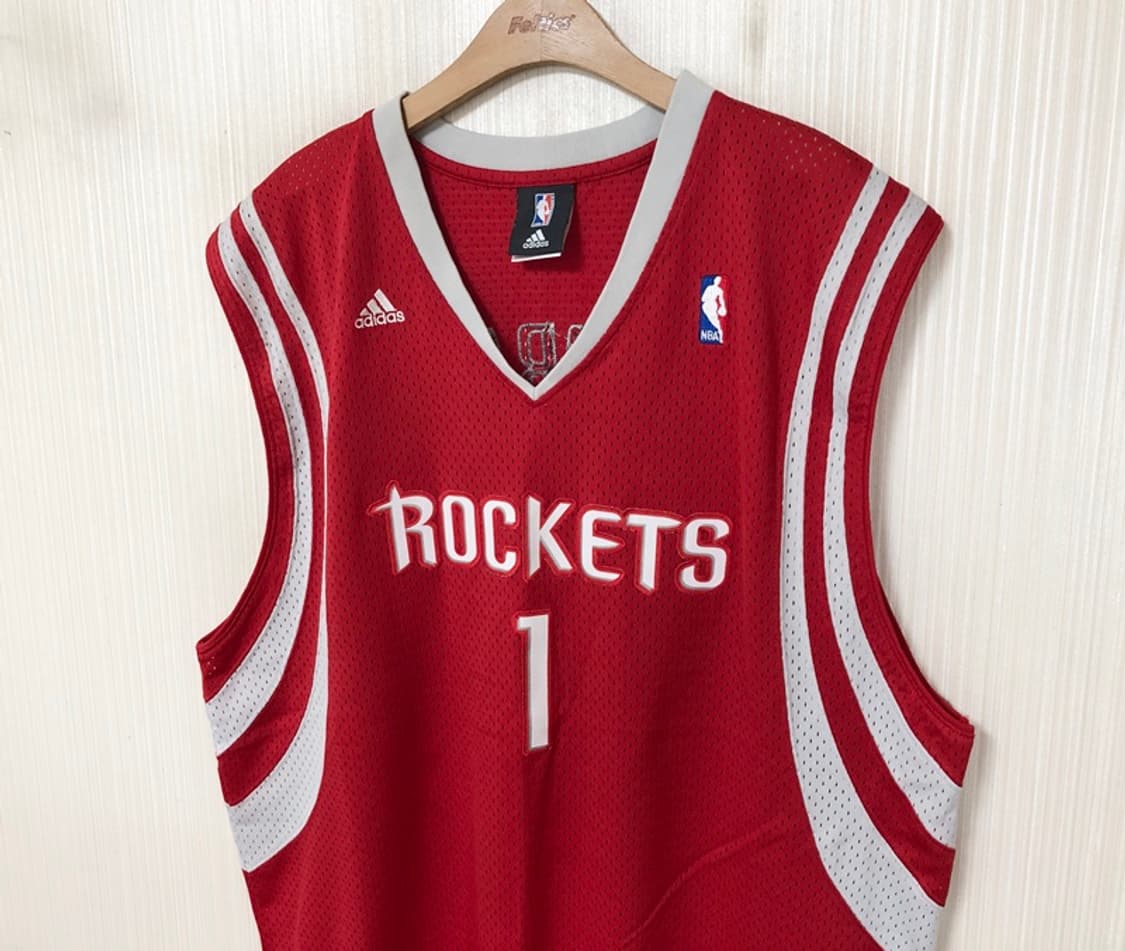 NBA 아디다스 휴스턴로키츠 빅사이즈유니폼/져지 2XL #1 맥그레디 상품이미지6