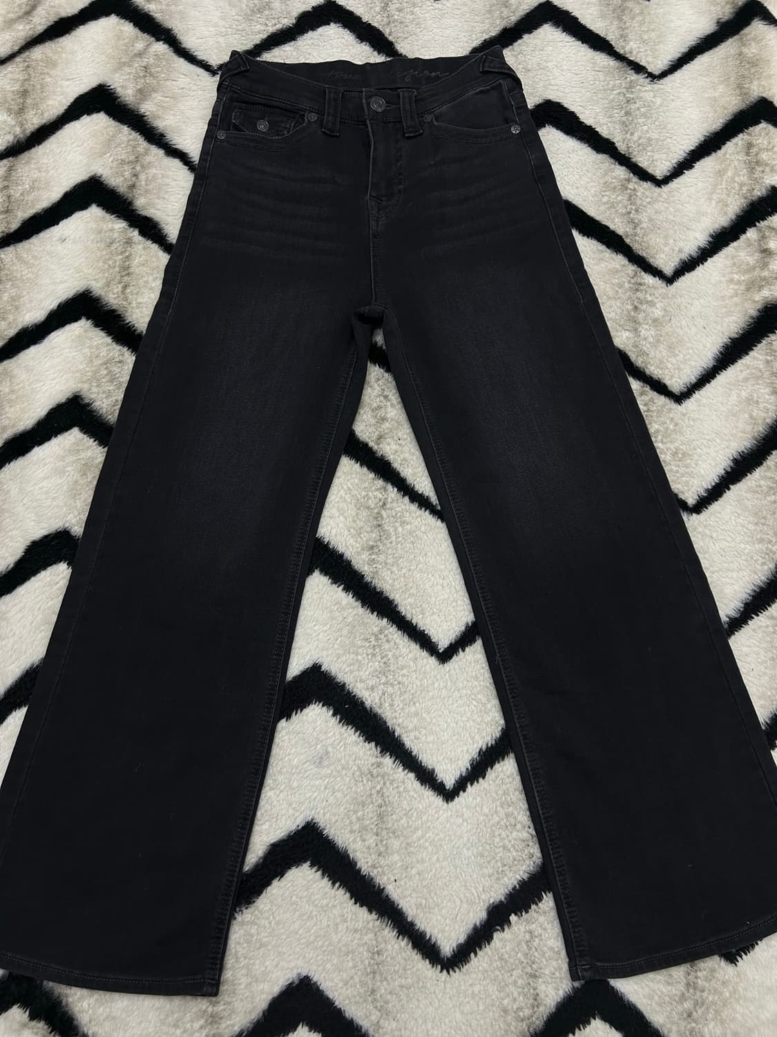 [26]트루릴리전 스판 부츠컷/흑청 상품이미지2