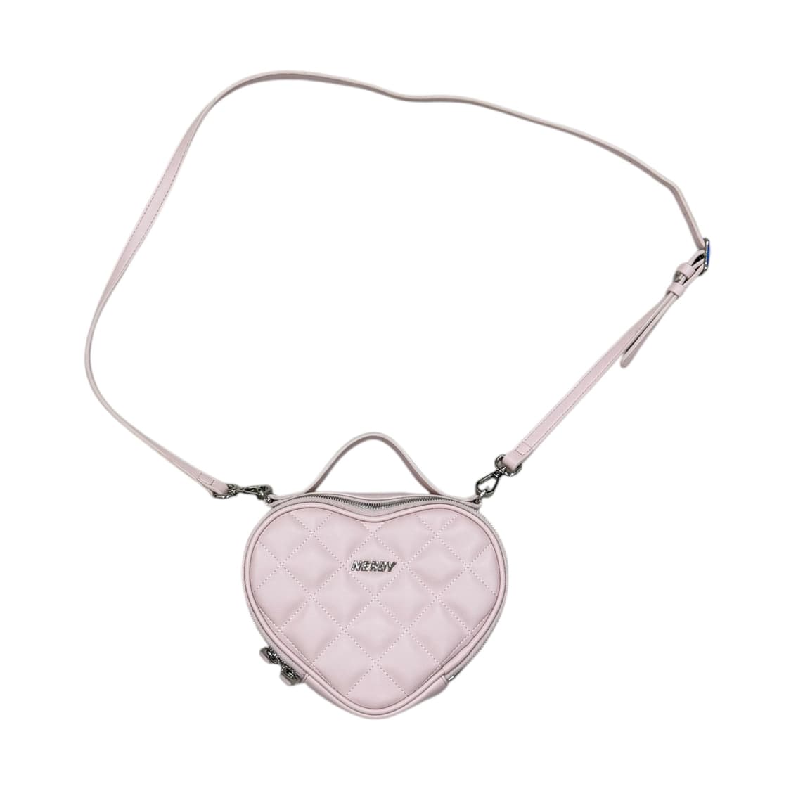 널디 하트 러브 투웨이 크로스백 가방 라이트핑크 상품이미지1