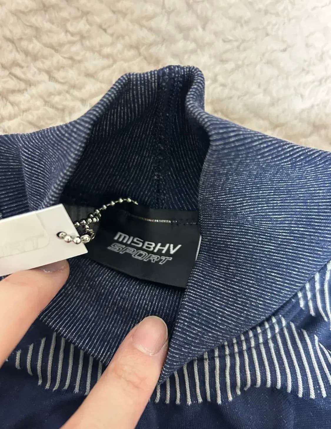 (새상품)MISBHV 네이비 스포츠 컴프레션탑 xa/s 상품이미지2