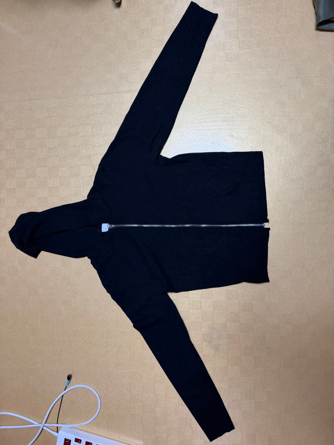 Monoprive 후드집업 블랙 상품이미지1