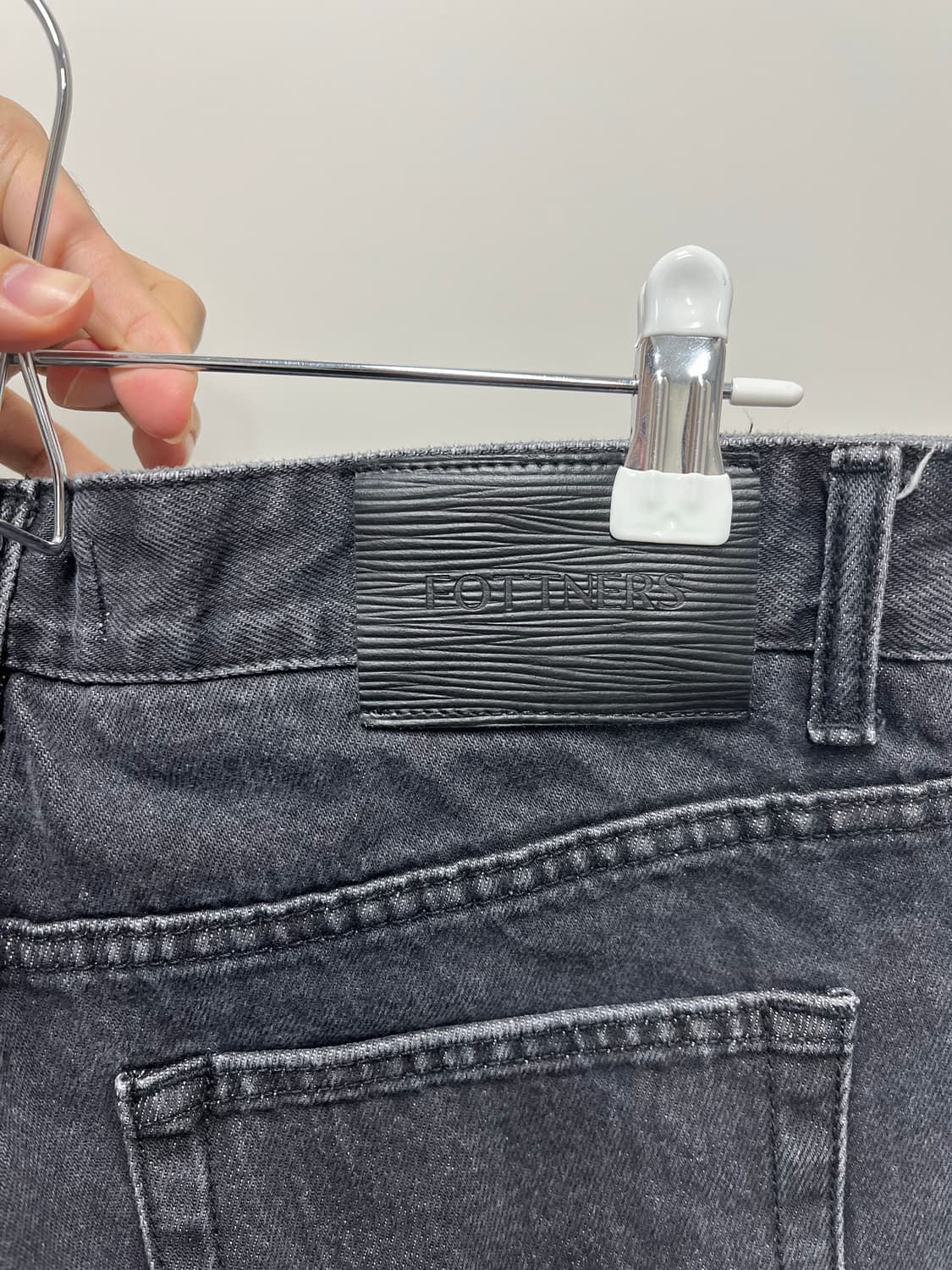 포트너스 FN Straight Jeans (Black) M사이즈 상품이미지4