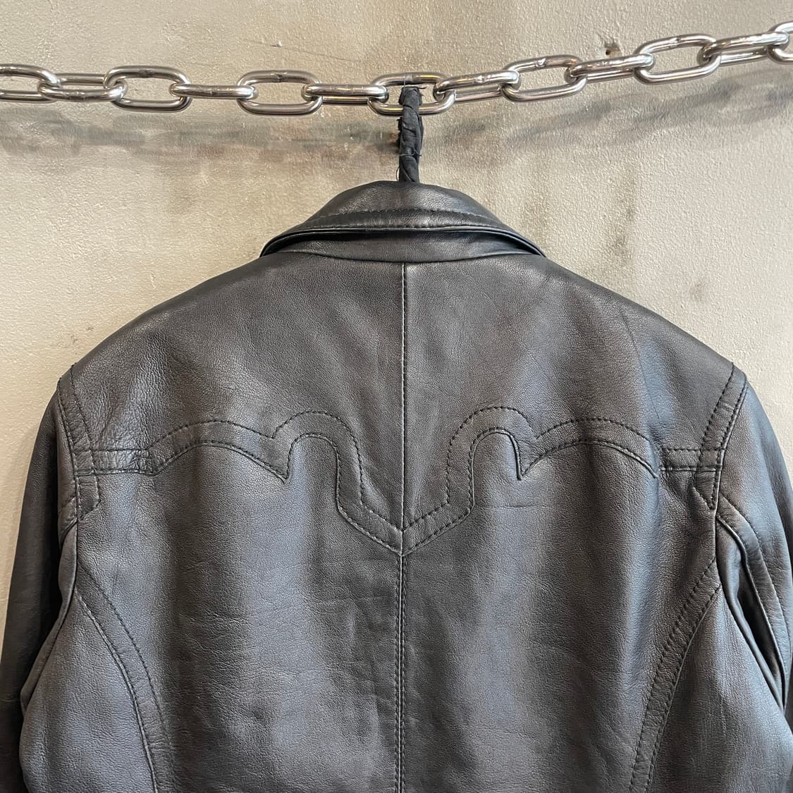 커스텀컬쳐 레더 블레이저 상품이미지7