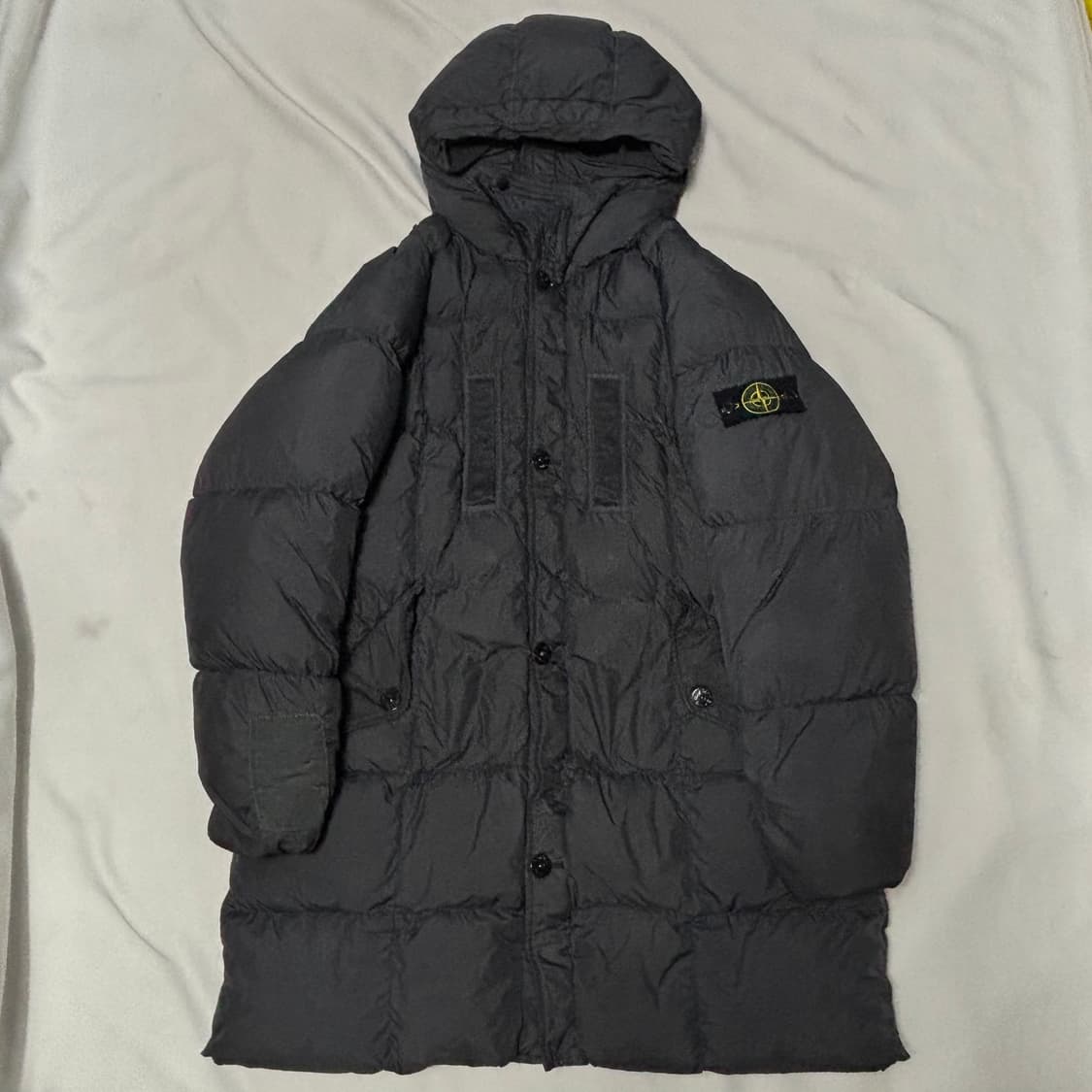 2XL 스톤아일랜드 크링클랩스 후디 롱패딩 상품이미지2