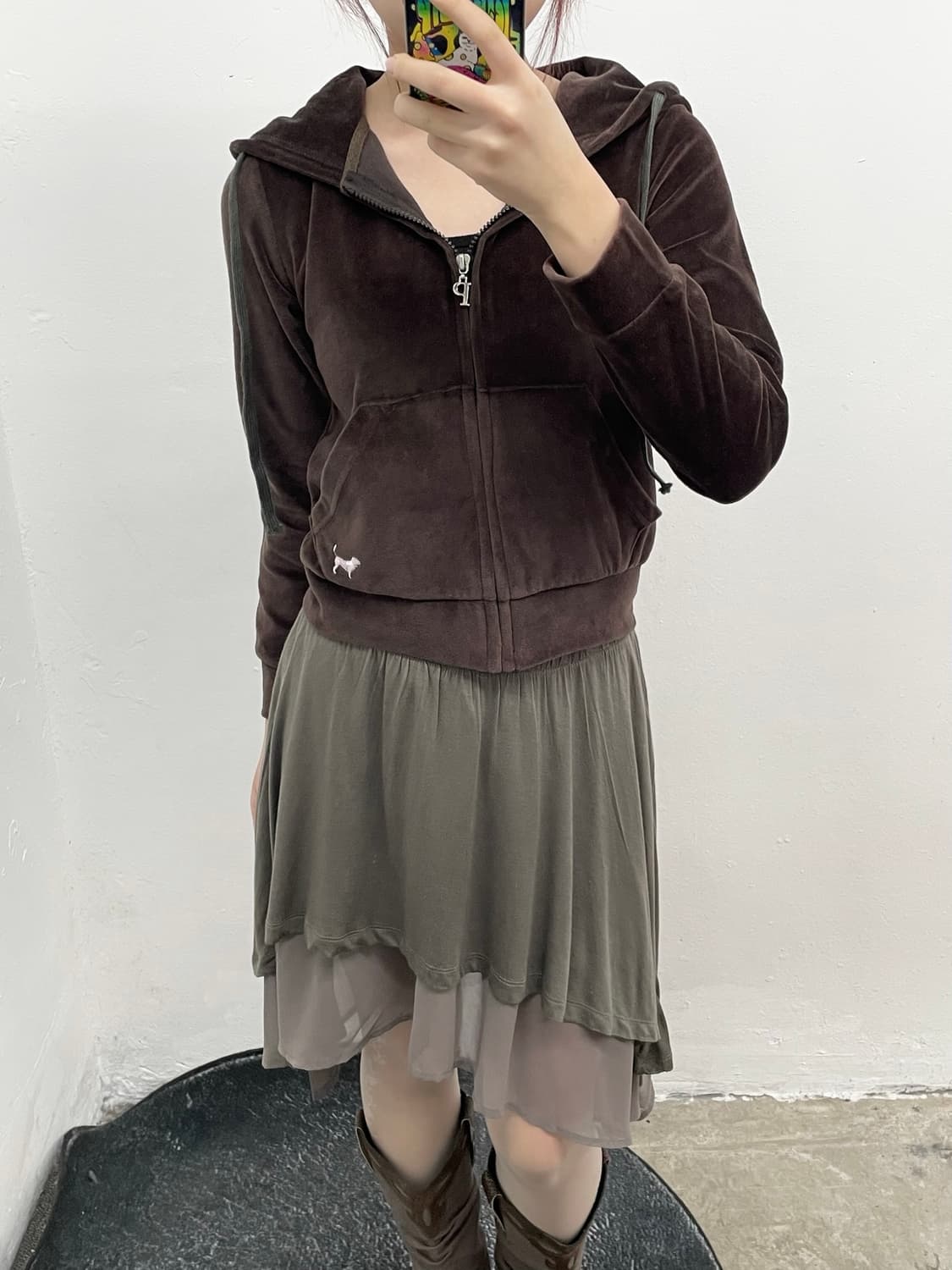 페어리 플레어 언발 스커트 상품이미지7