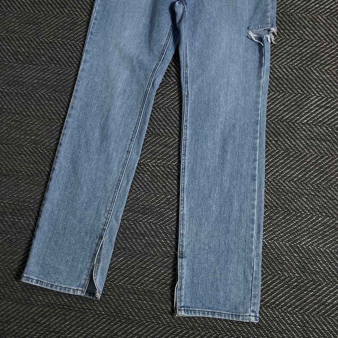 빈티지 우먼스 디스트로이드 슬림 데님 팬츠o 3403 상품이미지2