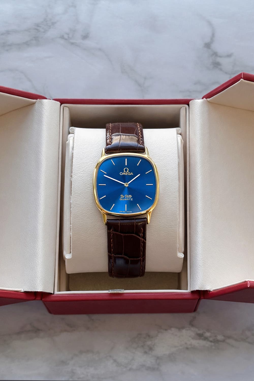 오메가 드빌 엘립스 블루 금장 민트급 빈티지 시계 상품이미지3