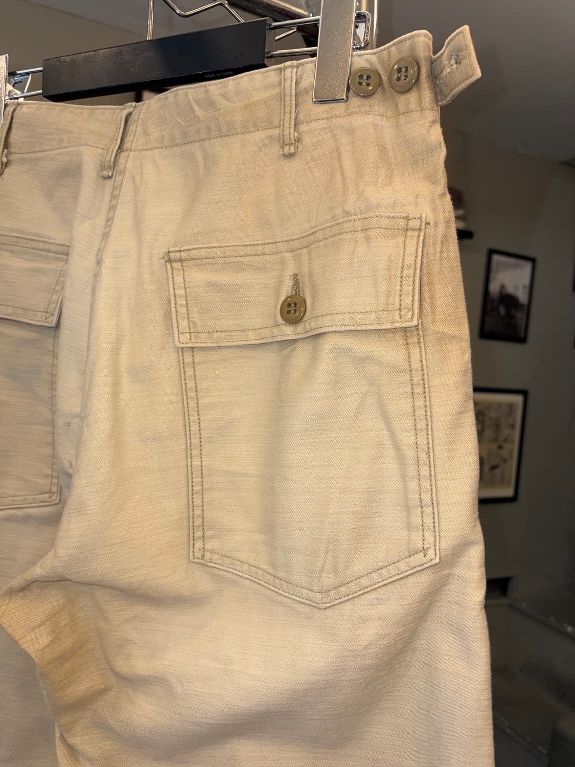 Orslow type1 OG 107 reissue fatigue pant 상품이미지9