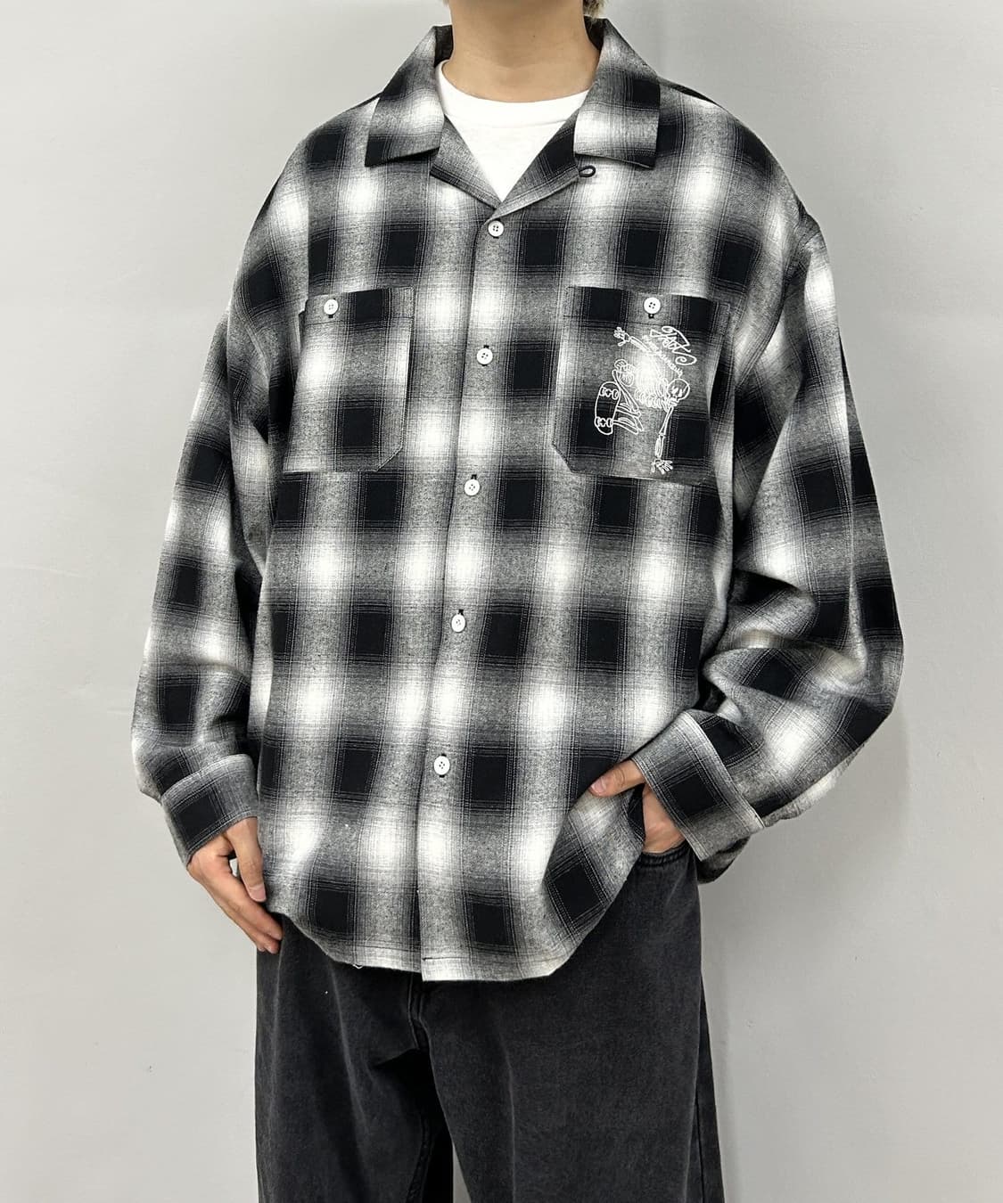 WHO'S WHO gallery Ombre Check Shirt 상품이미지2