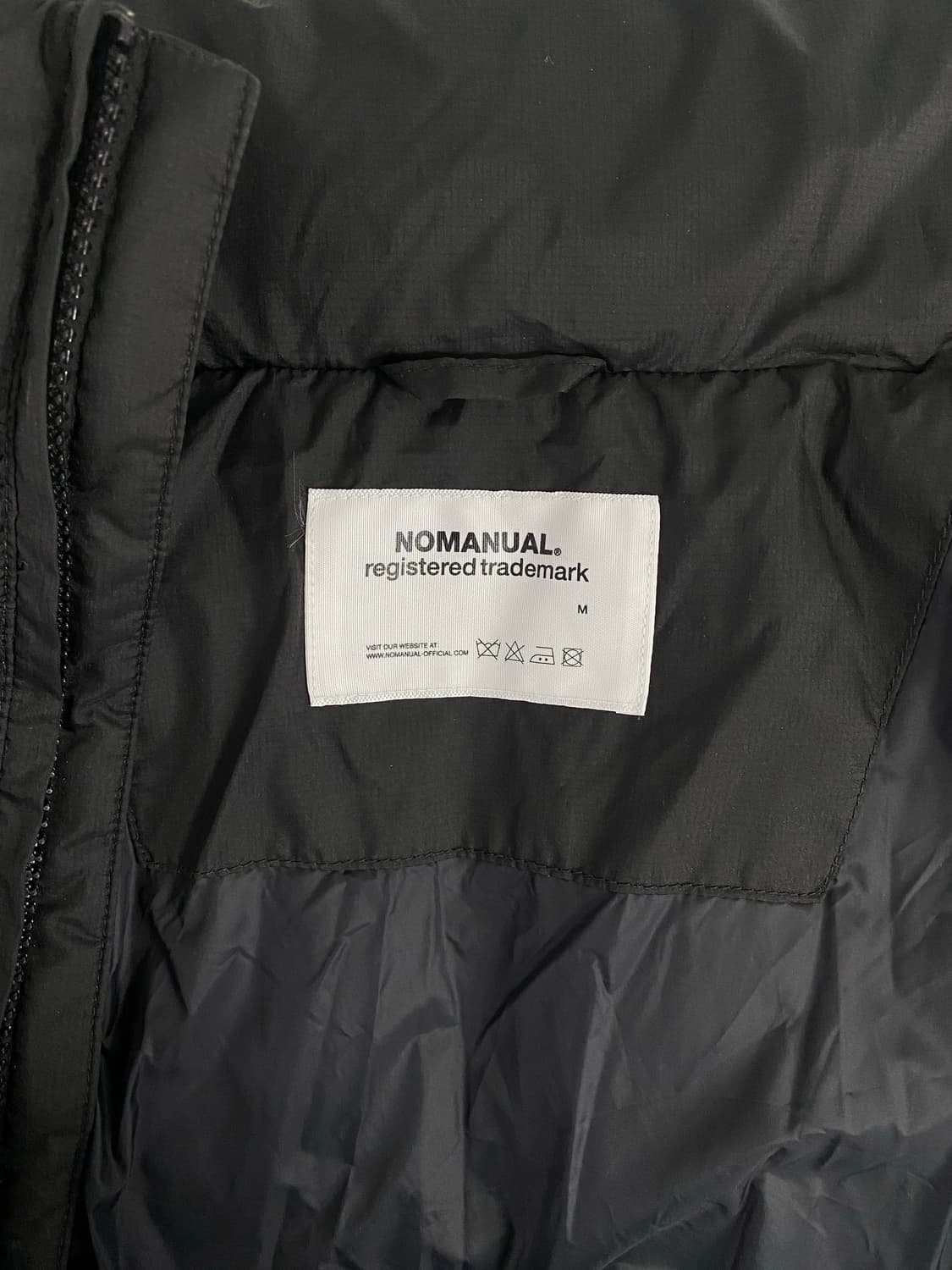 노메뉴얼 패딩 블랙(M) 상품이미지4