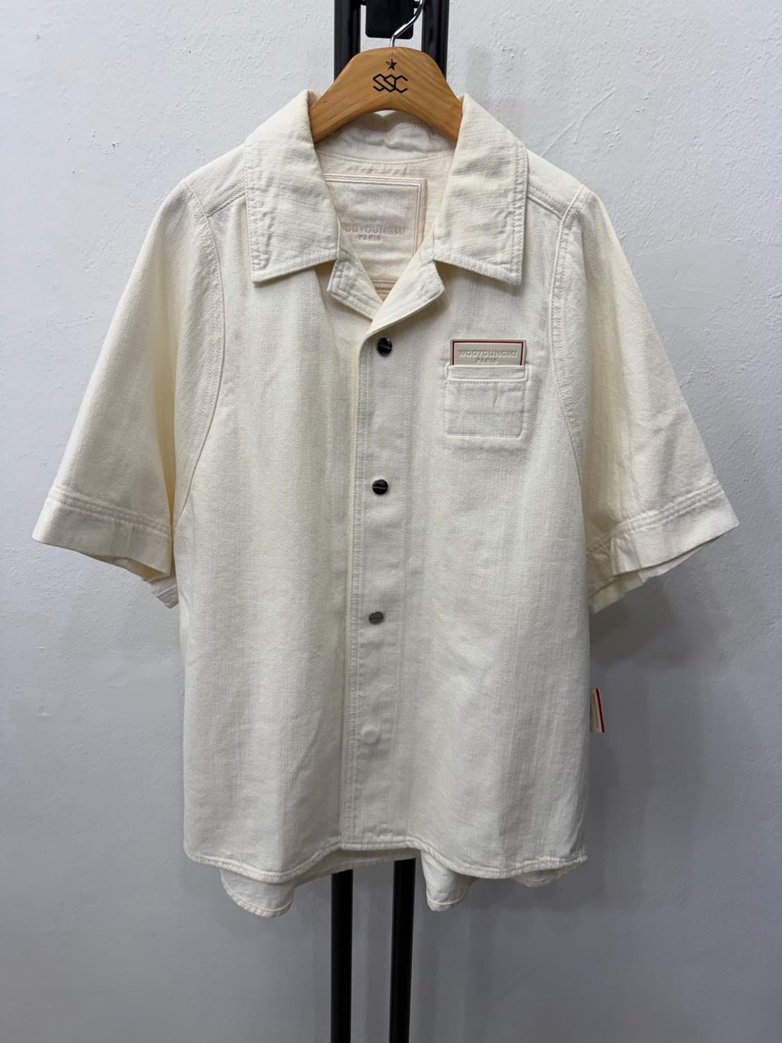 정품) 우영미 파리 남성 오버사이즈 데님 셔츠자켓 95 상품이미지1