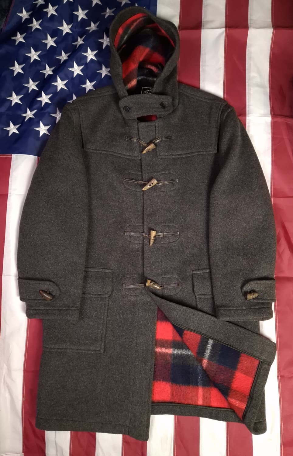 오리지날 영국제조 글로버올 울 더플 코트 상품이미지1