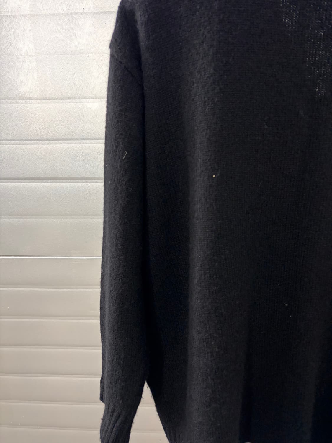 모이아 23FW 2way 알파카 가디건 블랙  상품이미지6