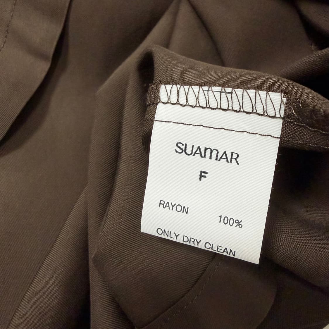 SUAMAR (수아마르) 오픈카라 투웨이 오버핏 셔츠 (새상품) 상품이미지9