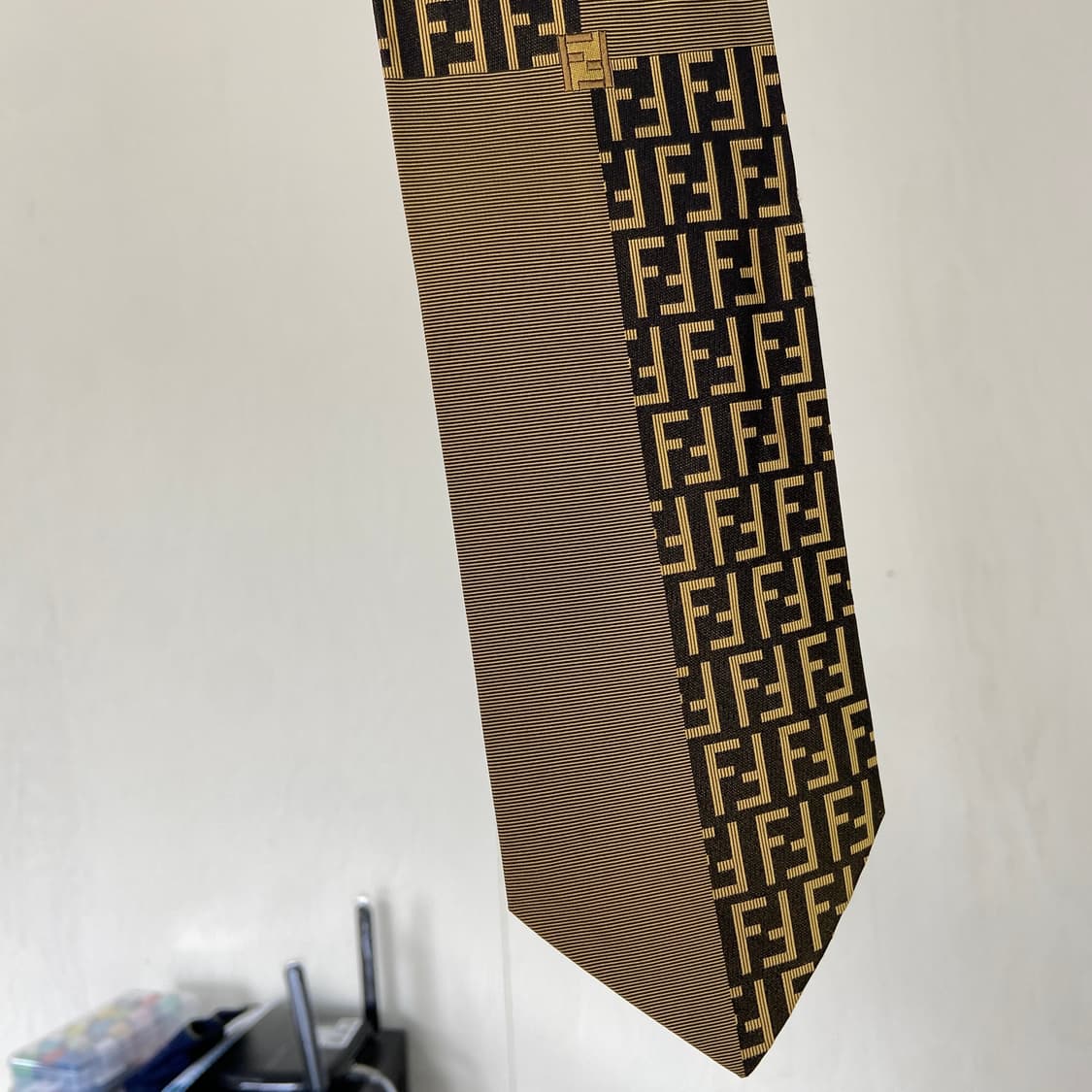 펜디 (FENDI) 모노그램 정품 명품 넥타이 상품이미지8