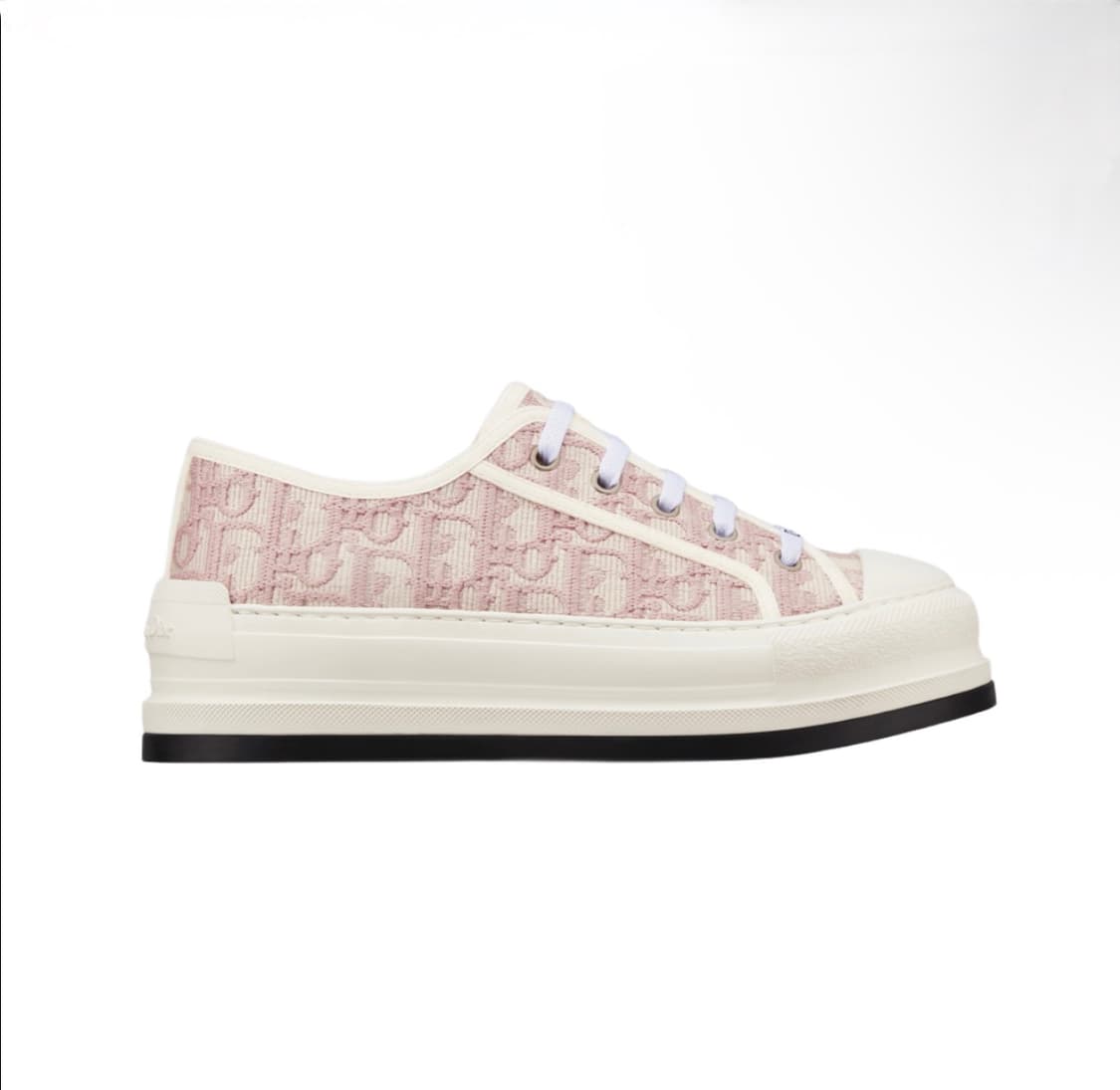 디올 워크앤디올 플랫폼 스니커즈 누드 디올 오블리크 자수 코튼 상품이미지1