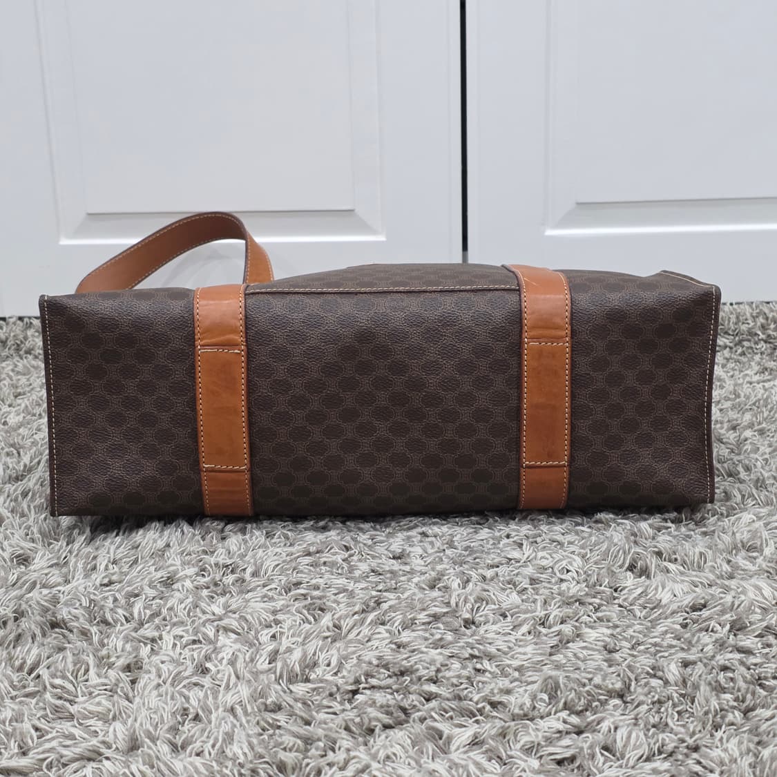 셀린느 빈티지 마카담 브라운 숄더백 쇼퍼백(주우재백) 상품이미지7