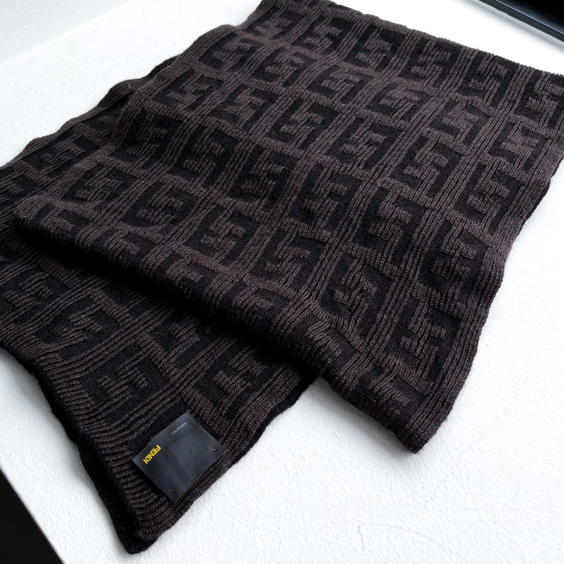 펜디 오리지널 FF로고 주키노 모노그램 울 머플러 상품이미지4