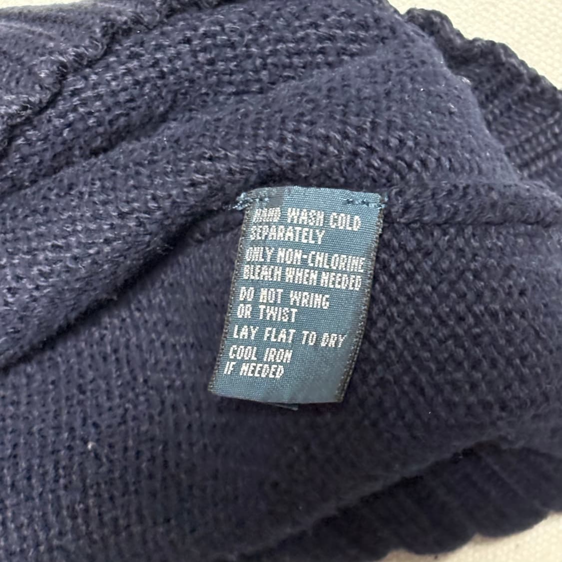 M 폴로랄프로렌 네이비 코튼 니트 상품이미지5