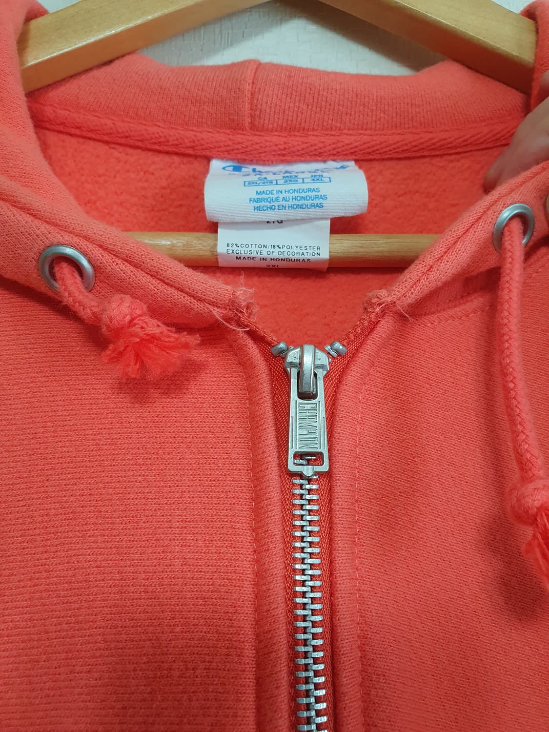 챔피온 리버스위브 후드 집업 (2xl) 상품이미지4
