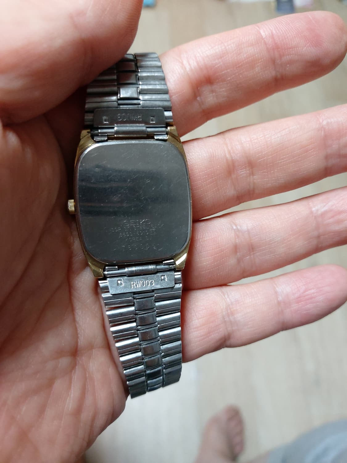 세이코 쿼츠 금장 빈티지 시계 상품이미지3