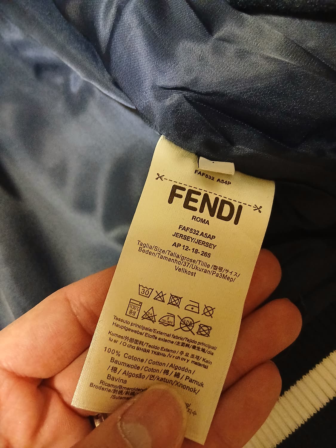 펜디 야구점퍼(L사이즈) 상품이미지4