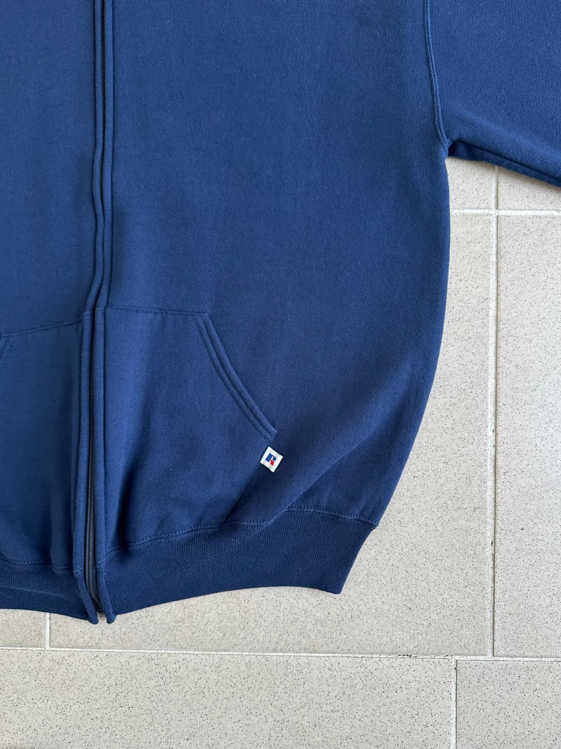 90s 빈티지 러셀 후드집업 네이비 XL USA 상품이미지3