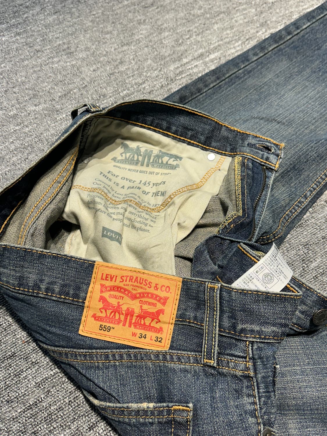 LEVI’S 559 W34 L32 상품이미지3