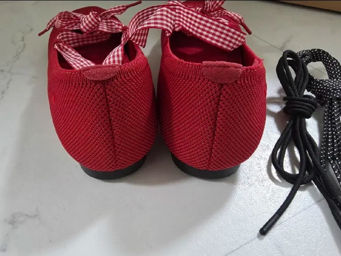 VIVAIA Miley 레드 여성 플랫슈즈 상품이미지5