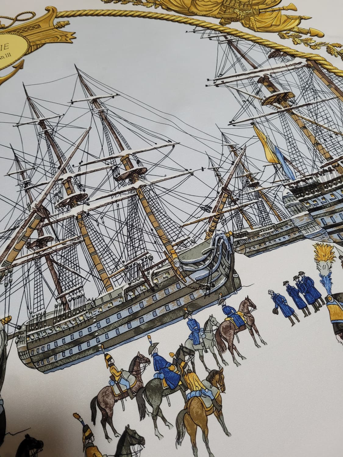 정품 에르메스 까레 실크 스카프 상품이미지5