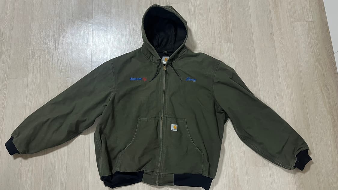 -칼하트 J131 액티브 자켓 (다크그린) 상품이미지1