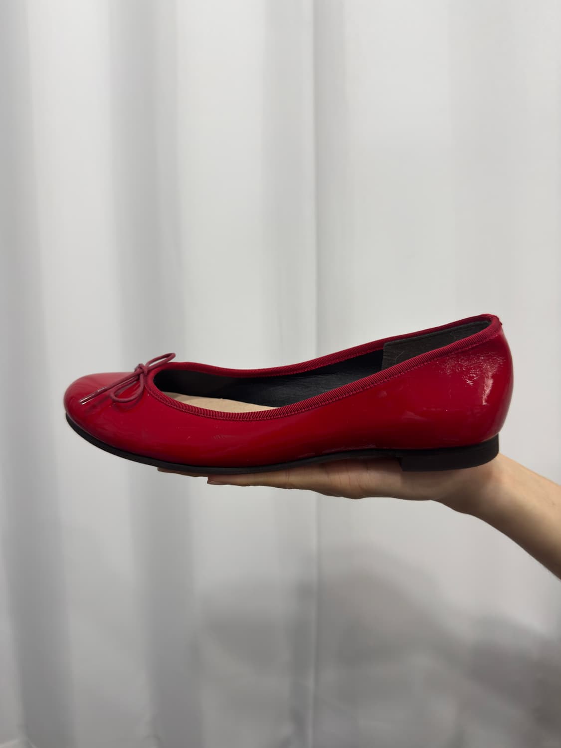 vanity beauty red flat shoes 상품이미지3