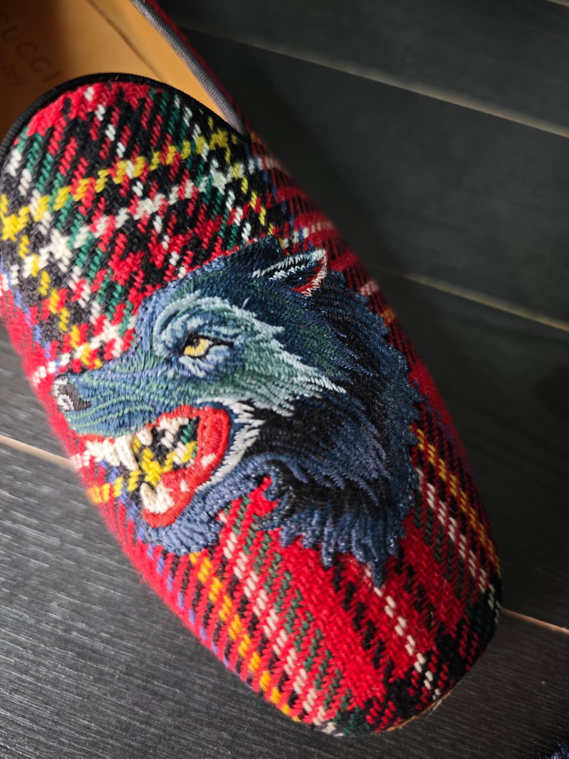 구찌 타탄 울프 로퍼(새상품) 상품이미지3