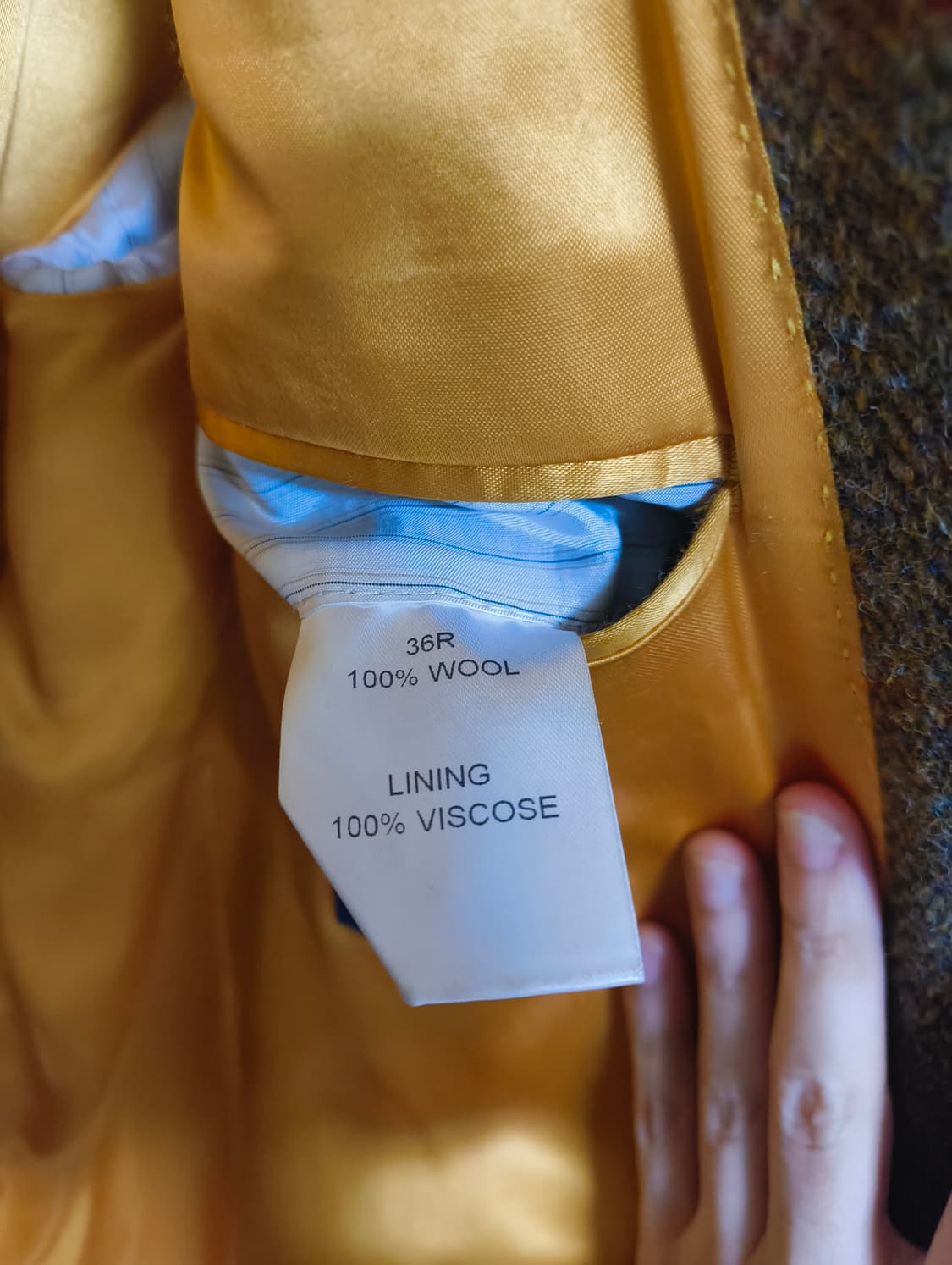 찰스띠릿 /해리스트위드 코트/36R 상품이미지4