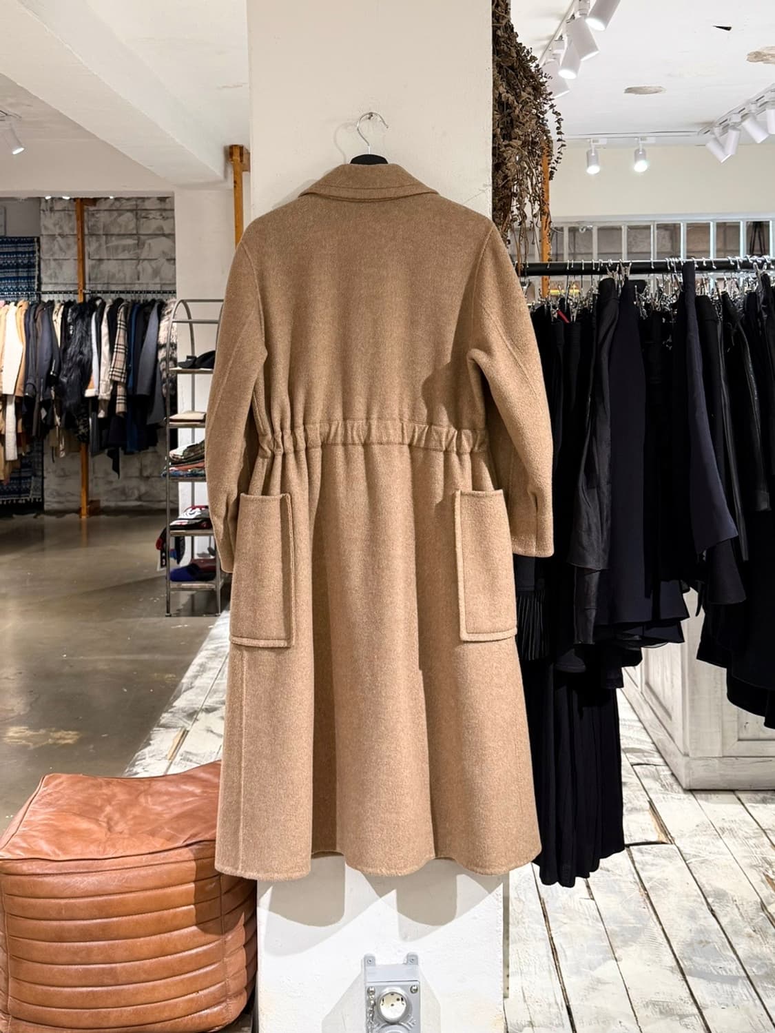 비비안웨스트우드 앵글로매니아 베이지 스트링 울 롱 코트 상품이미지8