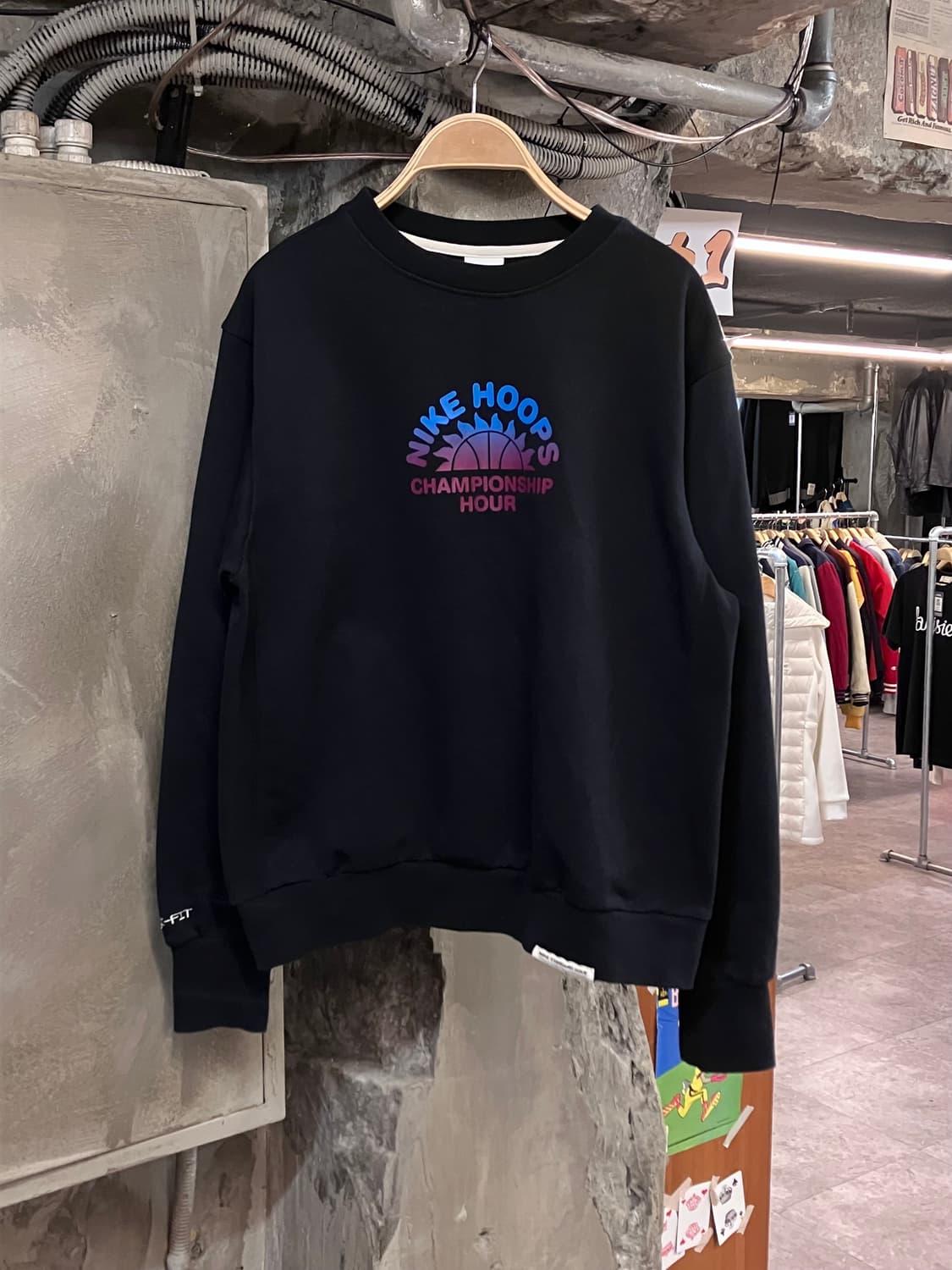 나이키 맨투맨 블랙 M  #csz3622 상품이미지1