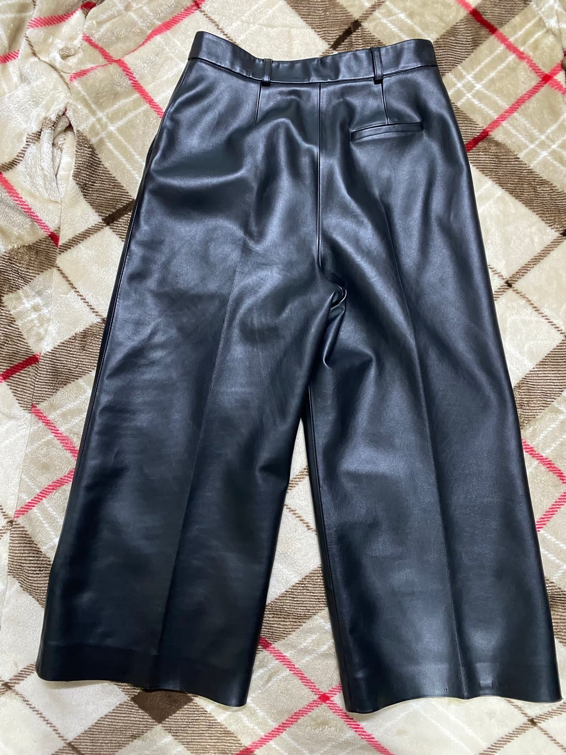 ORR 오르 원턱 레더 와이드 팬츠 M 27-28인치 상품이미지4